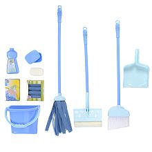 Just Like Home Deluxe Cleaning Set - Blue