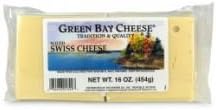 Green Bay Cheese Swiss Cube, 5 Pound -- 1 each.
