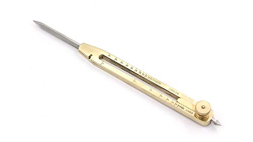 Solid Brass Proportional Divider 9 inch By Roorkee Instruments with Wooden Storage Case - Thumbnail 3
