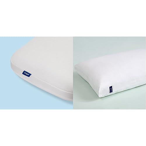 Casper Sleep, Standard Essential Cooling Foam Pillow, White & Sleep