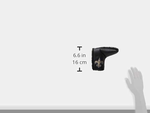 Team Golf NFL New Orleans Saints Vintage Blade Putter Cover Golf Club Vintage Blade Putter Headcover, Form Fitting Design, Fits Scotty Cameron, Taylormade, Odyssey, Titleist, Ping, Callaway