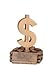Dollar Sign Trophy - Sales Competition Award