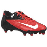 red black and white football cleats