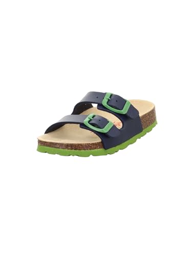 Superfit Garçon Pantoufles Avec Semelle Intérieure, Bleu Vert 8210, 41 EU