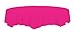 Creative Converting Touch of Color Octy-Round Paper Table Cover, 82-Inch, Hot Magenta