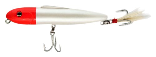 Guides Secret Striper Slider Fishing Lure (White/Red Head)