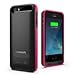 iPhone 5S Battery Case, iPhone 5 Battery Case - Maxboost Atomic S Portable Charger for iPhone 5/5S [MFI Certified] External Protective 2400mAh Battery Charging Juice Power Bank [Matte Black/Pink]