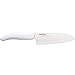 Kyocera Revolution 5-1/2-inch Santoku Ceramic Knife, White Handle, White Blade, 5.5-inch