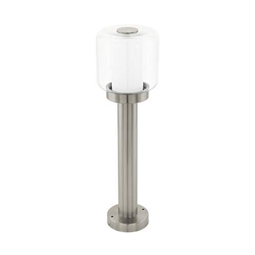EGLO Lampe d'extérieur Poliento, lampe sur pied 1 flamme, en acier