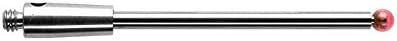 2mm x 30mm CMM Ruby Stylus Carbide Stem M3 Threads