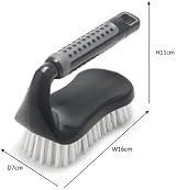 Addis ComfiGrip Floor Scrub Brush with Iron Handle Metallic Graphite 7x16x11 cm view 6