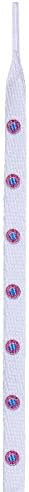 TUBELACES FC Bayern (120 cm) (Pack of 5 pcs.) Logo/white