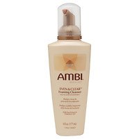 Ambi Even & Clear Foaming Cleanser 6oz Pump