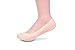 Jarseen 4 Pairs Women's No Show Liner Non Slip Nylon Hidden Socks (2Black+2Nude)