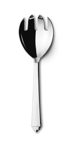 Georg Jensen Pyramid Serving Fork - Mirror Polished Stainless Steel 18/8 - Designed by Harald Nielsen - Luxury Serveware Utensils