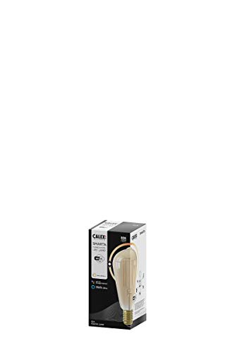 CALEX Slimme Filament Lamp - E27 Rustiek - Wifi LED Verlichting - 7W Vintage Lichtbron - Dimbaar via Smart Home App… - Afbeelding 4