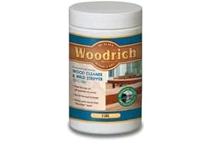 Wood Cleaner & Wood Stripper for Wood Decks, Wood Fences, Wood Siding, and Log Cabins - EFC38 - Woodrich Brand - Covers up to