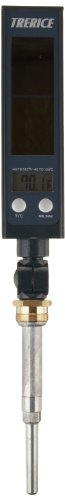 Trerice SX9140605 Light-Powered Digital Thermometer, adjustable angle, industrial 6" aluminum stem, -40-300ËšF & C