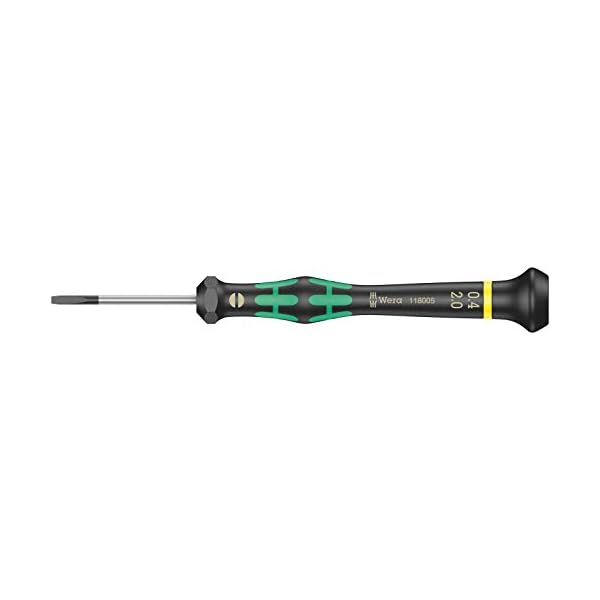 Wera 2035 Elektroniker-Schlitzschraubendreher, 0,40 x 2 x 40 mm, 05118005001