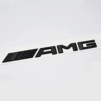 Carbon-Genetics Matte Black "AMG" Boot Trunk Emblem Badge Stick On For All AMGs