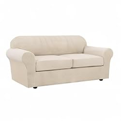 H.VERSAILTEX 3 Piece Stretch Sofa Covers for 2
