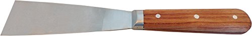Haromac Couteau-spatule 40 mm, acier inoxydable, avec manche en bois de rose, continu avec allonge les feuilles, 10046040sb