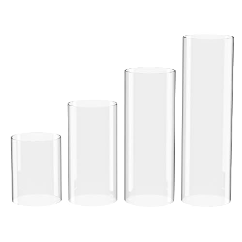 KETELAMP Hurricane Candle Holder Glass, Open Ended Glass, Bottomless