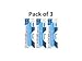 (Pack 3) CoverGirl Professional 3-in-1 Straight Brush Mascara, 210 Black Brown, 0.3 Ounce