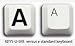 AbleNet Keys-U-See Large Print High Contrast US English USB Wired White on Black Keyboard, Standard Size Keys with Large Letters for People with Vision Impairment - Product #10090103