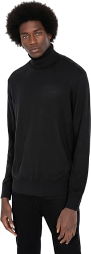Schott NYC Plbeal4 suéter, Black, Small para Hombre