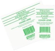 Ultraview Eye Protection Cover Lens, Clear, 2 in x 4 1/4 in, Polycarbonate (320 Pack)