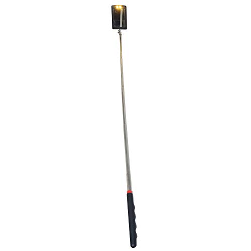 Telescoping Inspection Mirror LED Warm Lighted Flexible - 360 Swivel for Extra Viewing Dead Angle, Line of Sight Obstacle Area - Thumbnail 3