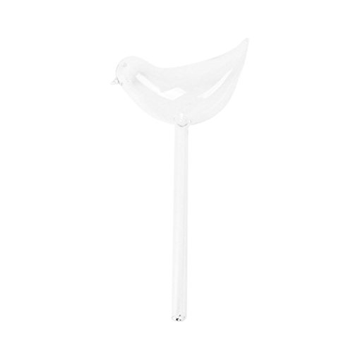 Jeeke Cute Birds Glass Plant Watering Devices Automatic Watering Can, 2 Pcs (Clear, 2 Pcs)