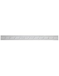 Starrett Semi regla de acero flexible, con graduación pulgadas., 4R estilo graduations, 1