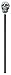 Skull Walking Cane Costume Accessory/Prop