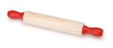 Darice Package of 12 Mini Retro Look Rolling Pins with Red Handles