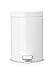 Brabantia Step Trash Can 0.7 Gallon/3 Liter - White