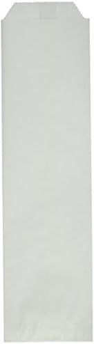 Bagcraft Papercon 300039 Togo - Bolsa para cubiertos, 10 "de largo x 2-3 / 4" de ancho, blanco (Cas