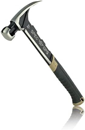 Spec Ops Tools Framing Hammer, 22 Oz, Rip Claw, Smooth Face, Shock-Absorbing Grip, 3% Donated to Veterans (Pack of 12) Image