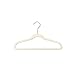 Closet Complete Kids Size, Premium Heavyweight, Virtually-Unbreakable, Velvet Hangers – Ultra-Thin, Space Saving, No-Slip, 360º Spin, Perfectly Sized for Kids 4-15 Years, Ivory, Set of 25