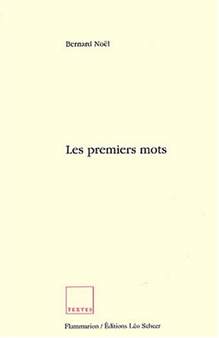 Les  premiers mots
