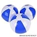 Set of 6 ~ 12'' Beach Balls ~ Blue & White beach ball inflates ~ PATRIOTIC BEACH BALLS ~ Pool Decor Beach Favor Water Play Fun Outdoor Birthday Party