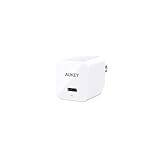 PD Charger, AUKEY USB C Charger with 18W PD & Foldable Plug, Ultra-Compact USB C Wall Charger Compatible with iPhone 11/11 Pro, AirPods Pro, Google Pixel 2/2 XL, LG, Huawei, Samsung and More