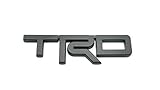 PB-Autoparts Tundra Tacoma 4runner Trd Badge Decal Emblem ABS Matt Black Size 12.5x3.5cm