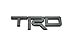 PB-Autoparts Tundra Tacoma 4runner Trd Badge Decal Emblem ABS Matt Black Size 12.5x3.5cm