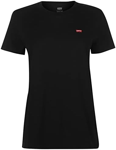 A t-shirt perfeita, logótipo grande Batwing, t-shirt, mulheres, preto mineral, m