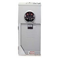 Eaton MB816B200BTS BR 8-16 Outdoor Meter/Panel Combo, 200 Amp: Circuit ...