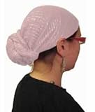 Turban Head Wrap - Chemo Hats - Head scarves for Women W/ Lurex by CoverYourhair (Pink)
