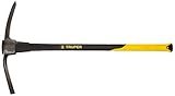 Truper 31614 5-Pound Pick Mattock with 36-Inch Fiberglass Handle