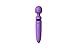 Shibari Mega Deluxe, 28 Different Speeds & Pulses, Wireless, Waterproof, Large Sized Power Wand Massager (Purple)